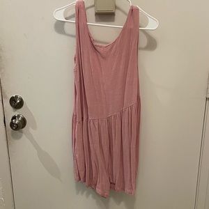 Casual pink romper